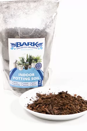 Bark indoor potting mix