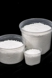 Packaged Calcium Nitrate fertiliser ready for home and nursery use.