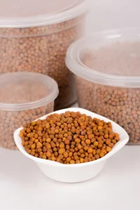 Controlled release fertilizer in various sized