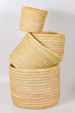 Selection of plant baskets for indoor plants