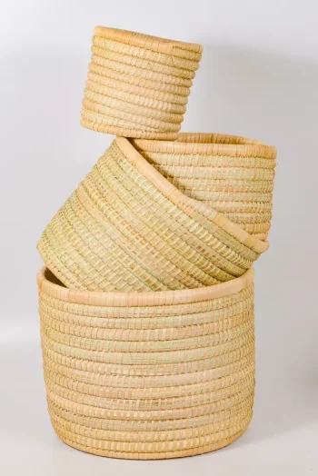 Selection of plant baskets for indoor plants