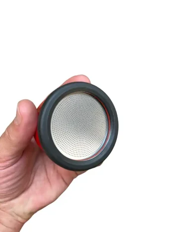 Close-up of Dramm 1000 Water Breaker Nozzle showing fine spray head.