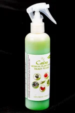 Neem Oil being mixed in spray bottle for plant pest control.