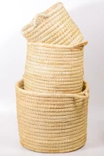 Selection of Handmade plant baskets with Handles