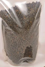 Detail showing consistent fine pellet grading.
