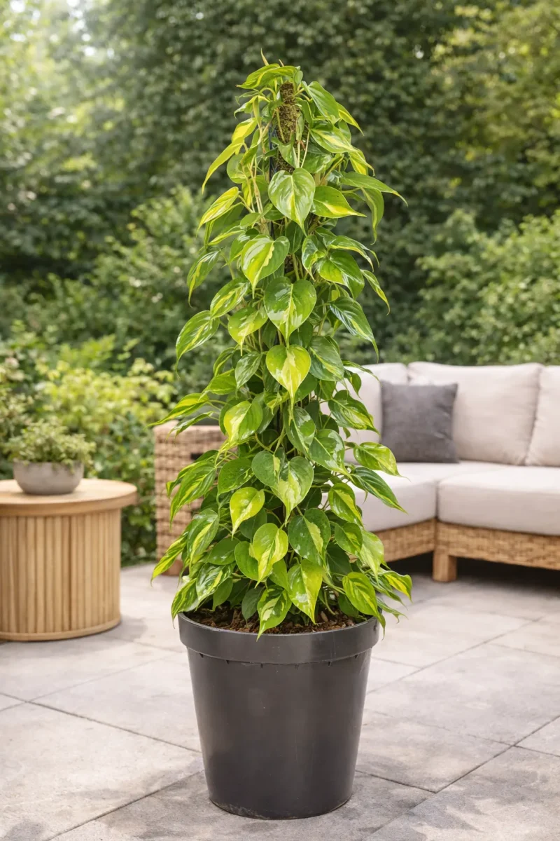 XL Philodendron Selloum in patio setting